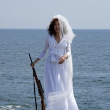Valeria Golino in una scena del film Il sole nero