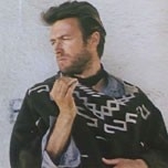Clint Eastwood nel film PER UN PUGNO DI DOLLARI