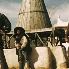 una scena del film PER UN PUGNO DI DOLLARI