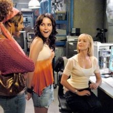 Arielle Kebbel insieme a Sophia Bush e Ashanti in una scena di John Tucker Must Die