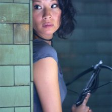 Lucy Liu in una scena diRise: Blood Hunter
