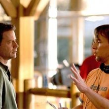Greg Kinnear e Richard Linklater sul set del film Fast Food Nation