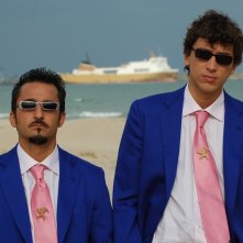 Savino e Fortuna in una scena del film Agente Matrimoniale