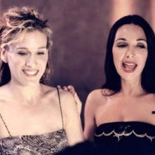 Sarah Jessica Parker in una scena del telefilm Sex and the City, episodio Il giusto scambio
