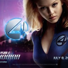 Wallpaper del film I fantastici quattro con Jessica Alba