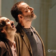 Wallpaper del film La tigre e la neve con Benighi e Jean Reno