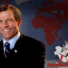 Wallpaper del film American Dreamz con Dennis Quaid