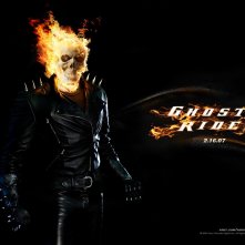 Un bellissimo wallpaper del film Ghost Rider