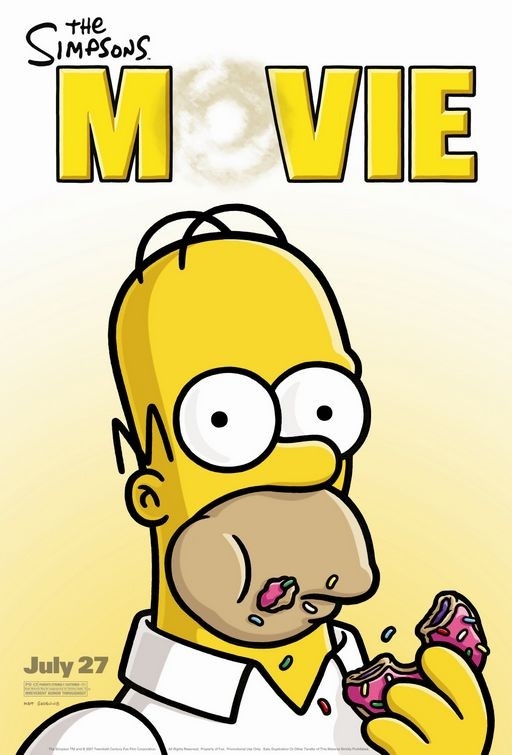 La Locandina Di The Simpsons Movie 43407