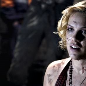 Pink in una scena del film Catacombs
