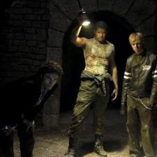 Pink in una scena del film Catacombs