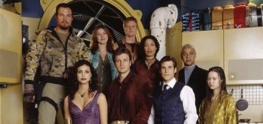 Il cast della serie televisiva Firefly