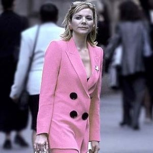 Kim Catrall in una scena di Sex and the City, episodio Delitto e castigo