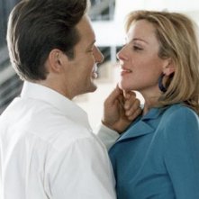 Kim Cattrall in una scena di Sex and the City, episodio La chiave della felicità