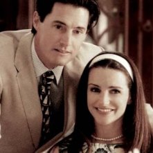 Kristin Davis e Kyle MacLachlan in una scena di Sex and the City, episodio La chiave della felicità