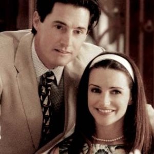Kristin Davis e Kyle MacLachlan in una scena di Sex and the City, episodio La chiave della felicità