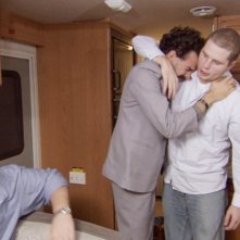 Sacha Baron Cohen in una scena di 'Borat' del 2006