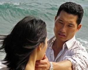 Daniel Dae Kim con Yunjin Kim nell'episodio 'Il coniglio bianco' di Lost