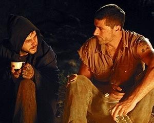Dominic Monaghan e Matthew Fox nell'episodio 'La falena' di Lost