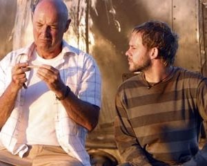 Dominic Monaghan e Terry O'Quinn in Lost