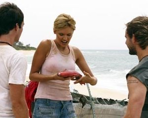 Dominic Monaghan, Maggie Grace e Ian Somerhalder nell'episodio 'La caccia' di Lost