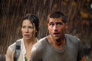 Evangeline Lilly e Matthew Fox nell'episodio 'Inseguimento' di Lost