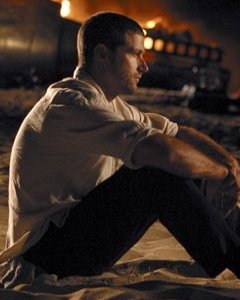 Matthew Fox nell'episodio 'La caccia' di Lost