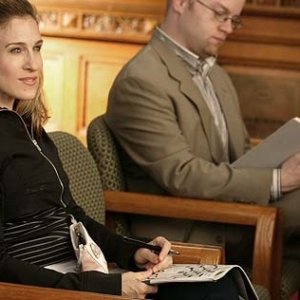 Sarah Jessica Parker in una immagine di Sex and the City, episodio Pausa di riflessione