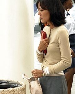Yunjin Kim nell'episodio di Lost 'La casa del Sol Levante'