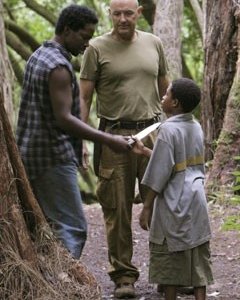 Harold Perrineau, Malcolm David Kelley e Terry O'Quinn nell'episodio 'Speciale' di Lost