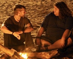 Dominic Monaghan e Jorge Garcia nell'episodio 'Numeri' di Lost