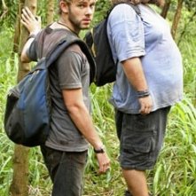 Dominic Monaghan e Jorge Garcia nell'episodio 'Numeri' della serie televisiva Lost