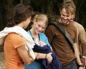 Emilie de Ravin, Evangeline Lilly e Dominic Monaghan nell'episodio 'Non nuovere' di Lost