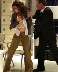 Evangeline Lilly e Fredric Lehne nell'episodio 'Esodo: parte 1' di Lost