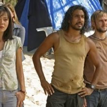 Naveen Andrews, Yunjin Kim e Dominic Monaghan nell'episodio 'Esodo: parte 1' di Lost