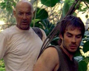 Terry O'Quinn con Ian Somerhalder nell'episodio 'Deus Ex Machina' di Lost