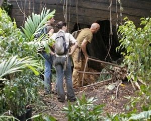 Terry O'Quinn, Matthew Fox ed Evangeline Lilly nell'episodio 'Esodo: parte 2' di Lost