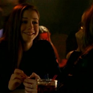 Alyson Hannigan in nna scena di Buffy - L'ammazzavampiri, episodio Il branco