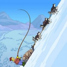 Una scena de I Simpson - il film