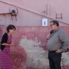 Sabina Guzzanti e Antonello Fassari in una scena del film film Le ragioni dell'aragosta