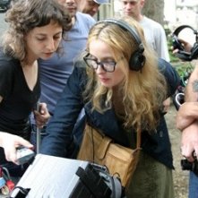 Julie Delpy sul set del film 2 Days in Paris