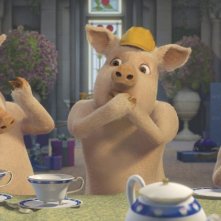 I tre porcellini in un'immagine del film Shrek Terzo