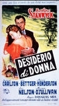 La locandina di Desiderio di donna