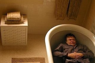 Albert Finney in una scena del film Big Fish