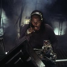 Harold Perrineau Jr. in una scena di MATRIX REVOLUTIONS