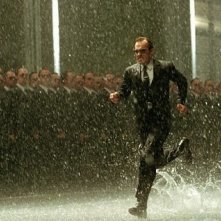 Hugo Weaving in una scena di MATRIX REVOLUTIONS