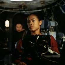 Jada Pinkett Smith in una scena di MATRIX REVOLUTIONS