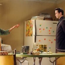 Mary Alice e Keanu Reeves in una scena di MATRIX REVOLUTIONS