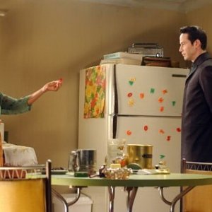 Mary Alice e Keanu Reeves in una scena di MATRIX REVOLUTIONS