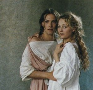 Stéphanie de Crayencour e Andy Gillet ne Gli amori di Astrea e Céladon